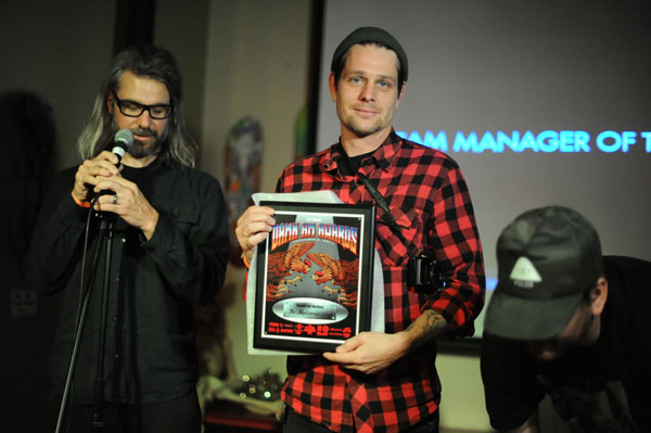 Rodent picked up the award for The Skateboard Mag